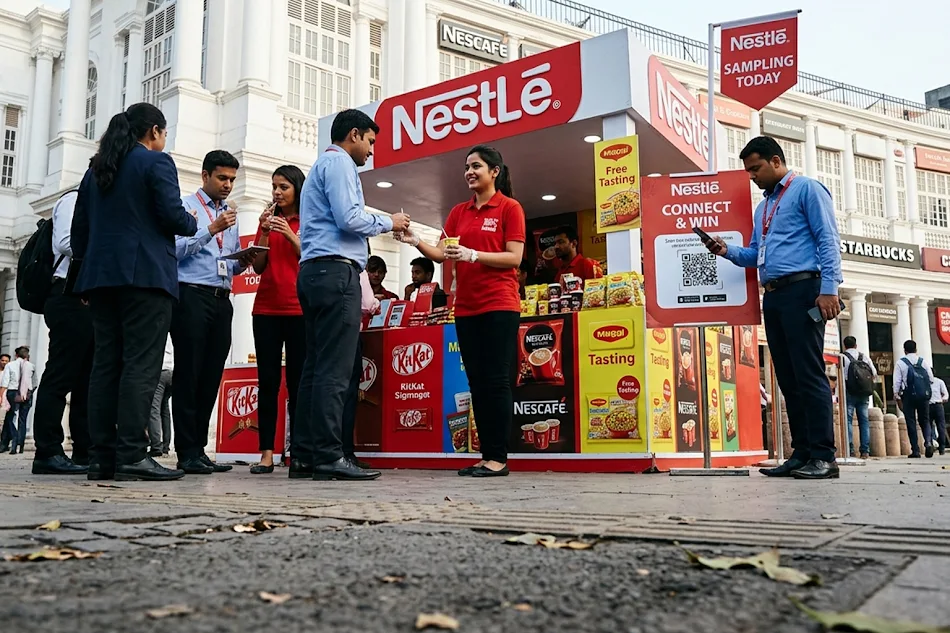 Advertising in Connaught Place(CP)