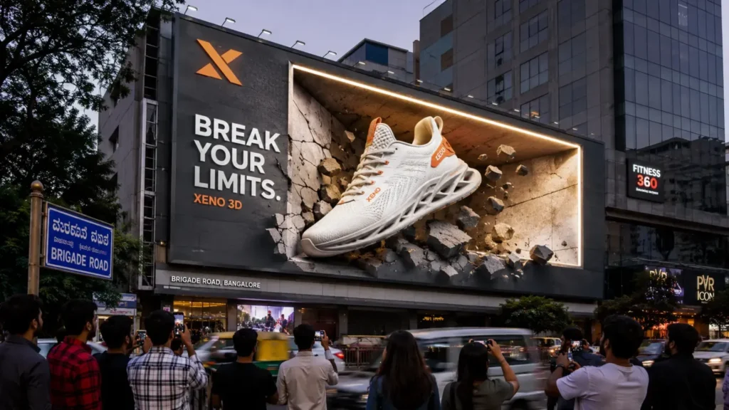 3d anamorphic billboards